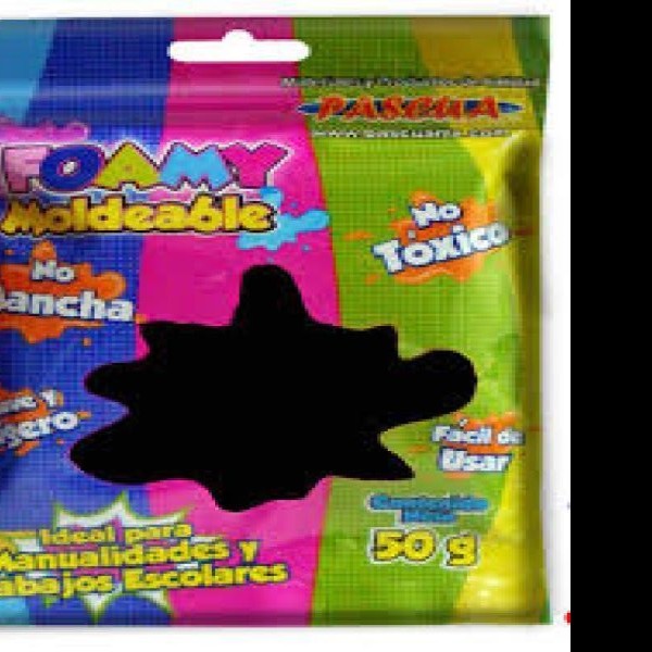 FOAMY MOLDEABLE 50G. NEGRO E.10 C.200